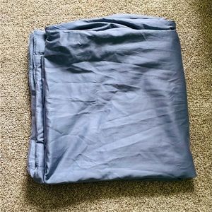 Blue Gray Queen Duvet Cover & Shams